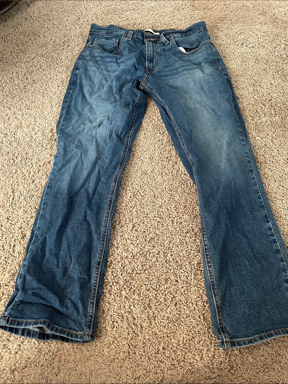 Signature by Levi Strauss Men's Bootcut Jeans in Medium Blue Wash